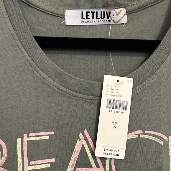 Letluv Anthropologie Beach Boys Graphic Muscle Tank Top small - Picture 4 of 5